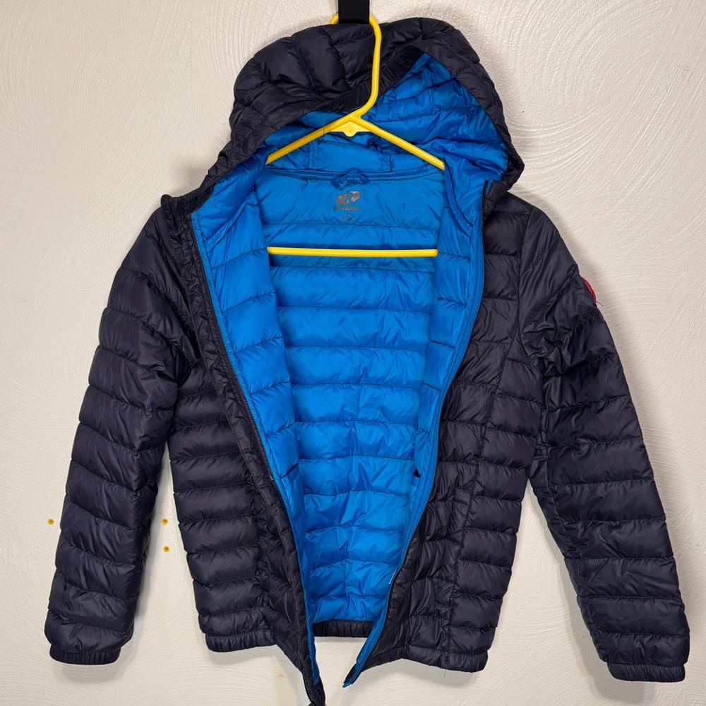 ROKKA & ROLLA Boys Dark Blue Puffer Jacket  SZ L